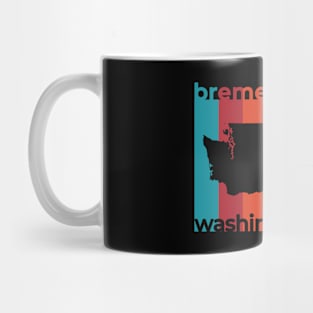 Bremerton Washington Retro Mug